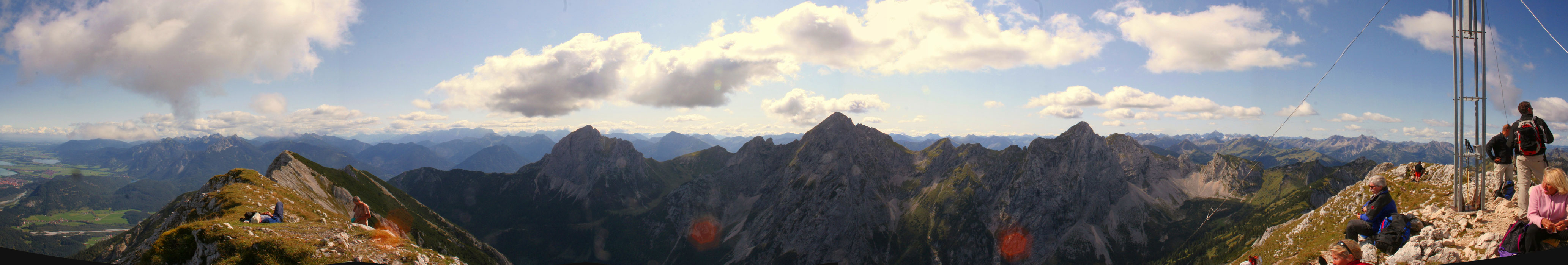 Bergpanorama von der Groen Schlicke